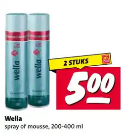 Nettorama Wella spray of mousse aanbieding
