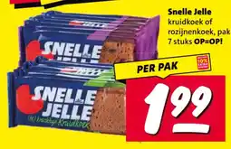 Nettorama Snelle Jelle kruidkoek of rozijnenkoek aanbieding