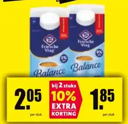 Nettorama Friesche Vlag Balance aanbieding