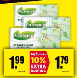 Nettorama Pickwick Sterrenmunt aanbieding