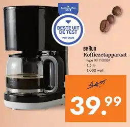 Blokker Braun Koffiezetapparaat aanbieding