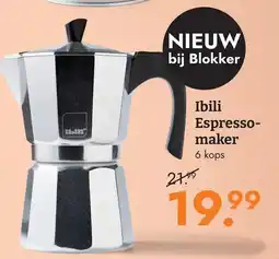 Blokker Ibili espresso-maker aanbieding