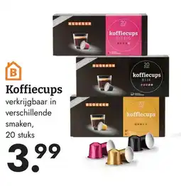 Blokker koffiecups aanbieding