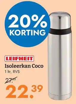 Blokker Leifheit Isoleerkan Coco aanbieding