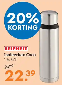 Blokker Leifheit Isoleerkan Coco aanbieding