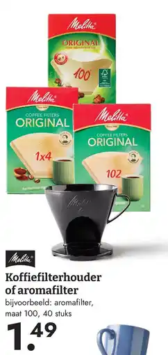 Blokker Melitta Koffiefilterhouder of aromafilter aanbieding