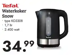 Blokker Tefal Waterkoker Snow aanbieding