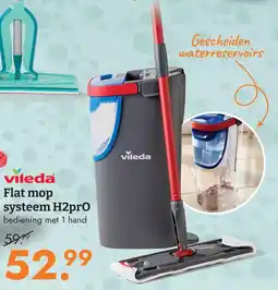 Blokker vileda flat mop systeem H2prO aanbieding