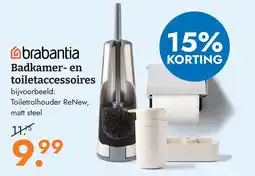 Blokker Brabantia badkamer- en toiletaccessoires aanbieding