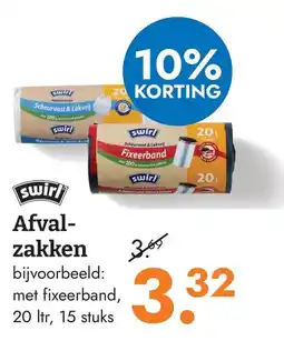 Blokker Swirl afval-zakken aanbieding
