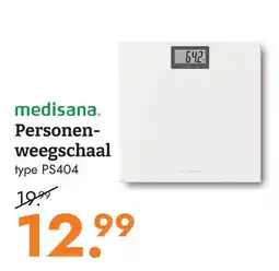 Blokker medisana Personen-weegschaal type PS404 aanbieding