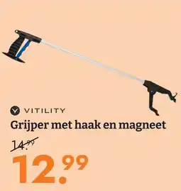 Blokker Vitality grijper met haak en magneet aanbieding