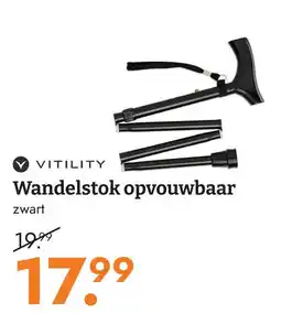 Blokker Vitility wandelstok opvouwbaar aanbieding