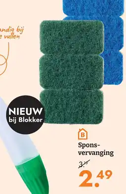 Blokker Blokker Spons-vervanging aanbieding