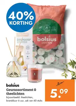 Blokker bolsius geurassortiment & theelichten aanbieding