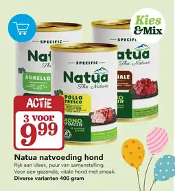 Discus Natua natvoeding hond aanbieding
