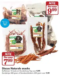 Discus Discus Naturals snacks aanbieding
