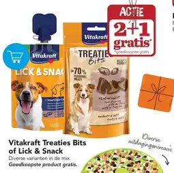 Discus Vitakraft treaties bits of lick & snack aanbieding