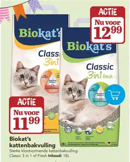 Discus Biokat's kattenbakvulling aanbieding