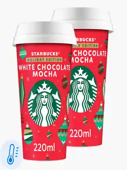 Flink Starbucks White Chocolate Mocha ijskoffie 220ml 2x aanbieding