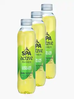 Flink Spa Active lemon lime grapefruit 1L 3x aanbieding