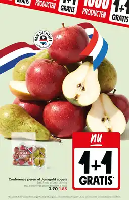 Jumbo Conference peren of Jonagold appels aanbieding