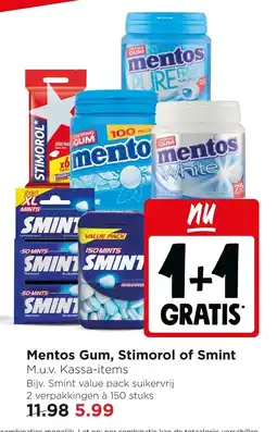 Jumbo Mentos Gum, Stimorol of Smint aanbieding