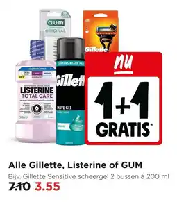 Jumbo Alle Gillette, Listerine of GUM aanbieding
