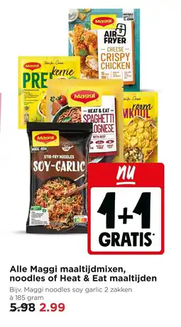 Jumbo Alle Maggi maaltijdmixen, noodles of Heat & Eat maaltijden aanbieding