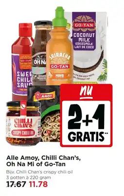 Jumbo Alle Amoy, Chilli Chan's, Oh Na Mi of Go-Tan aanbieding