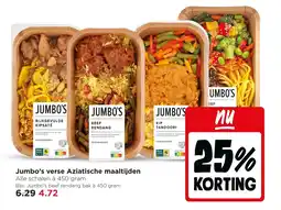 Jumbo Jumbo's verse Aziatische maaltijden aanbieding