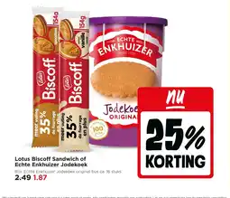 Jumbo Lotus Biscoff Sandwich of Echte Enkhuizer Jodekoek aanbieding
