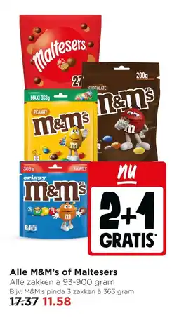 Jumbo Alle M&M's of Maltesers aanbieding