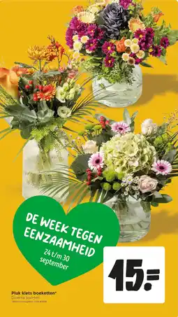 Jumbo Pluk klets boeketten aanbieding