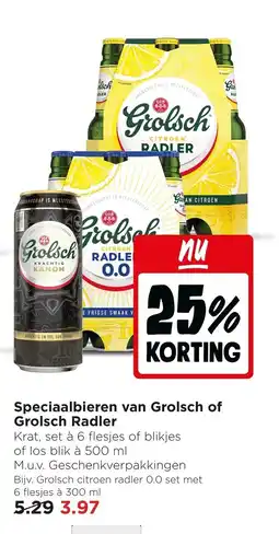 Jumbo Speciaalbieren van Grolsch of Grolsch Radler aanbieding