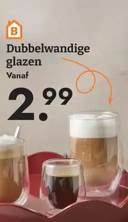 Blokker Dubbelwandige glazen aanbieding