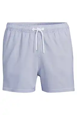 Wehkamp Björn Borg seersucker zwemshort lichtblauw/wit aanbieding
