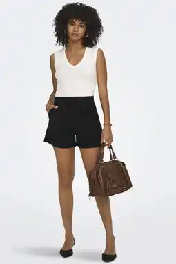 Wehkamp ONLY regularwaist casual short zwart aanbieding