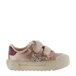 Wehkamp Victoria leren sneakers oudroze metallic aanbieding