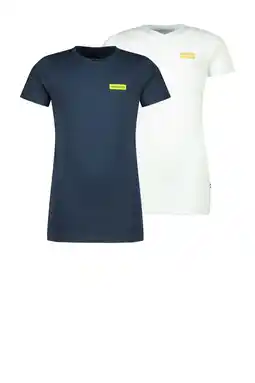 Wehkamp Vingino T-shirt - mintgroen/donkerblauw (set van 2) aanbieding
