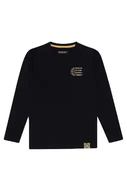 Wehkamp 4PRESIDENT Longsleeve Armin Black aanbieding