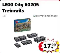 Kruidvat LEGO City 60205 Treinrails aanbieding