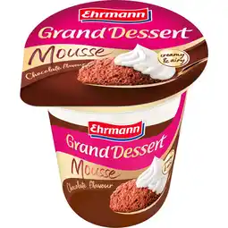 Jumbo Ehrmann Grand Dessert Mousse Met Sahnetopping Chocolade 170g aanbieding