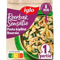 Jumbo Iglo Roerbak Sensatie Pasta Kipfilet Boursin 450 g aanbieding