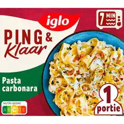 Jumbo Iglo Ping & Klaar Carbonara 400 g aanbieding