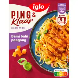 Jumbo Iglo Ping & Klaar Bami Babi Pangang 380gr aanbieding