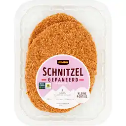 Jumbo Jumbo Varkensschnitzel Gepaneerd 2 Stuks aanbieding