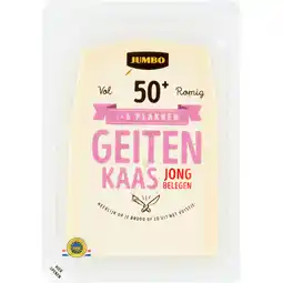 Jumbo Jumbo Jong Belegen Geitenkaas 50+ 190 g aanbieding