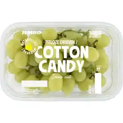 Jumbo Jumbo Pitloze Druiven Cotton Candy 400 g aanbieding