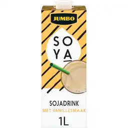 Jumbo Jumbo Sojadrink met Vanillesmaak 1 L aanbieding